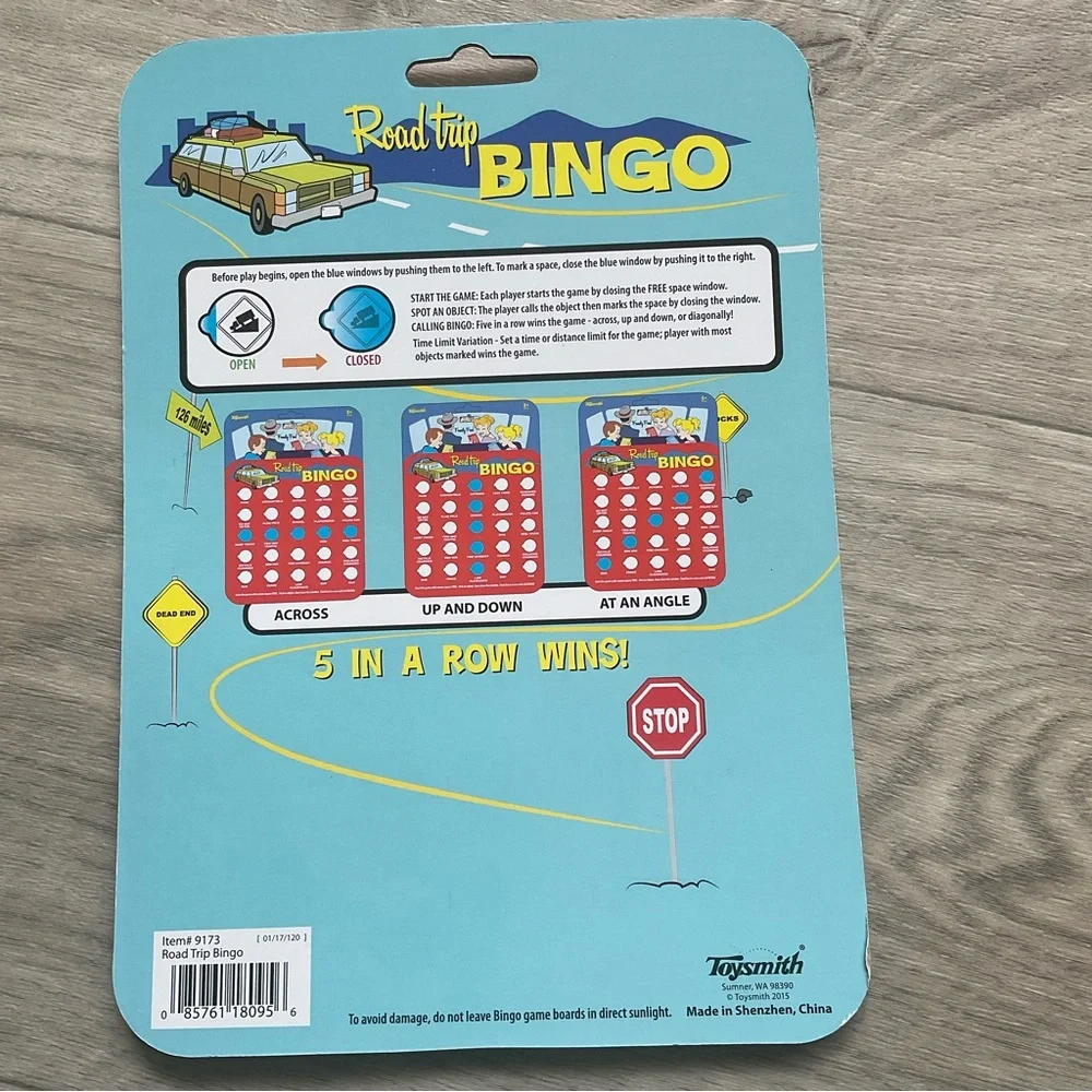 toy smith Road Trip Bingo brand new